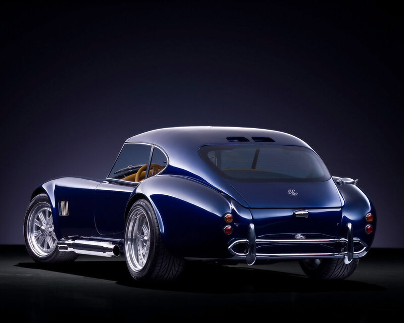 Blue Classic Sports Car — Dramatic, Photograph, Wheel