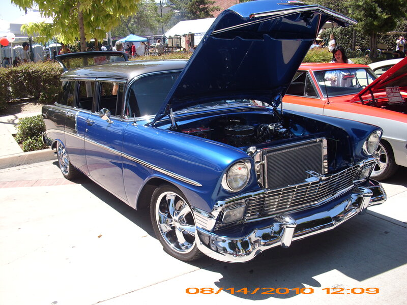 Blue Classic Station Wagon — Outdoor
