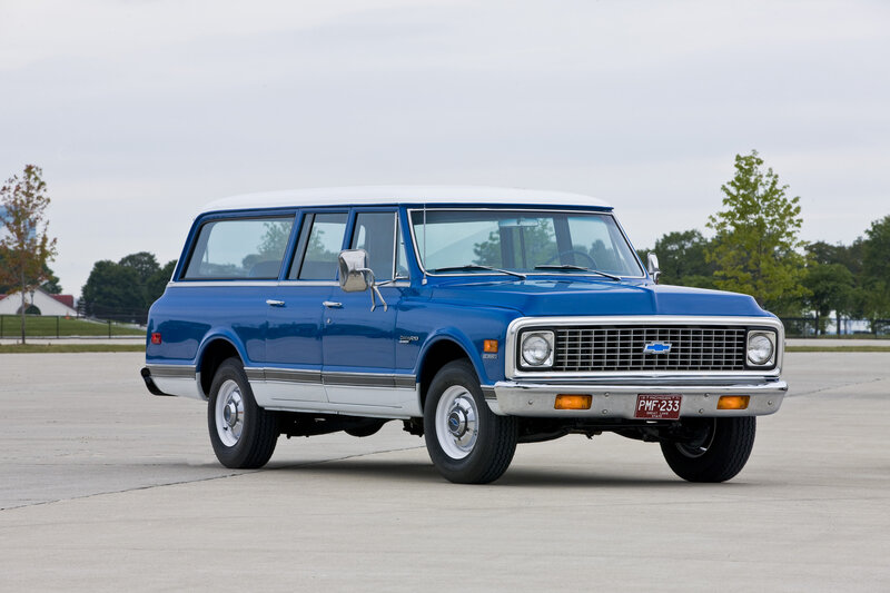 Blue Classic Suv