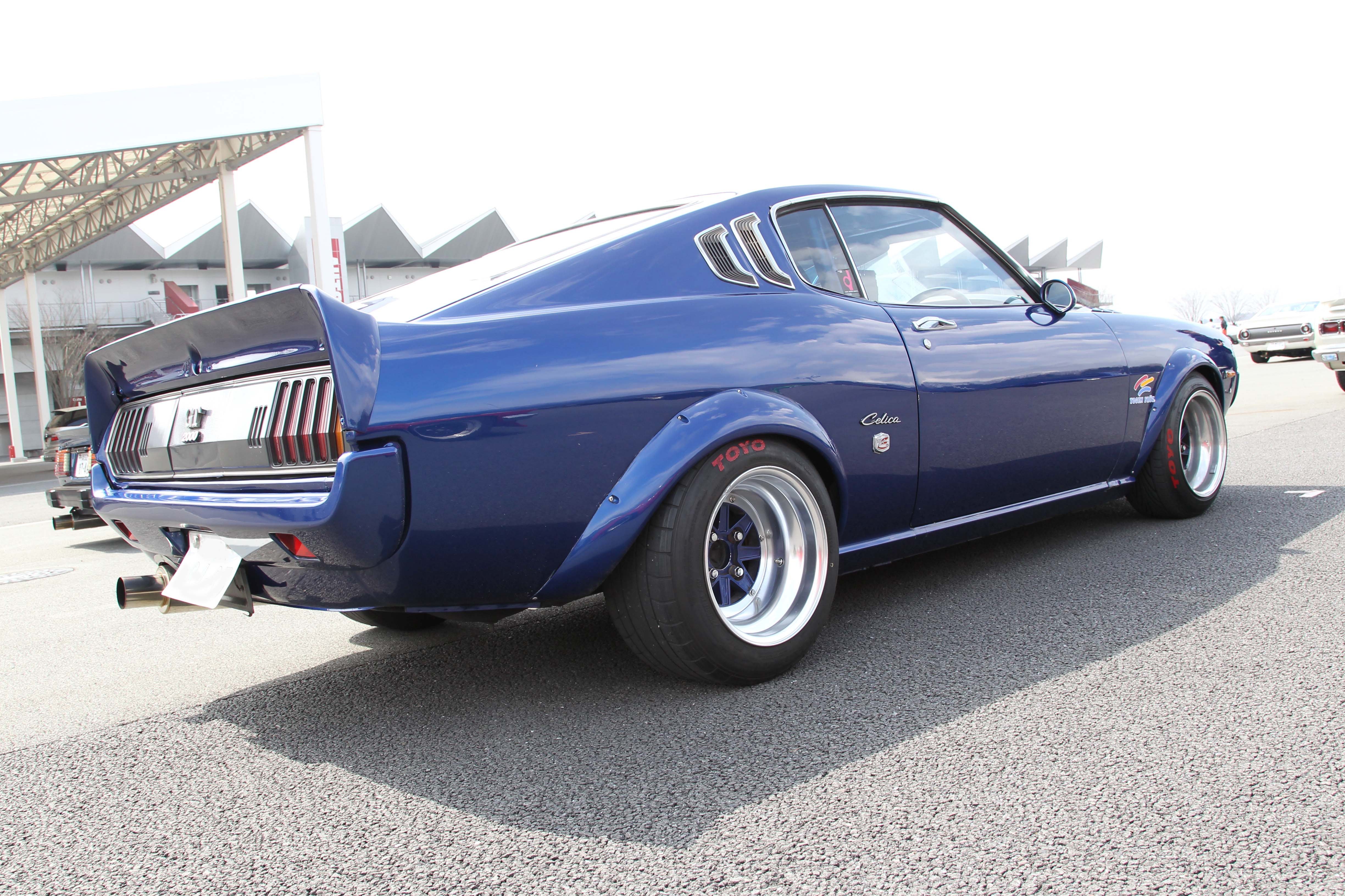 Blue classic Toyota Celica