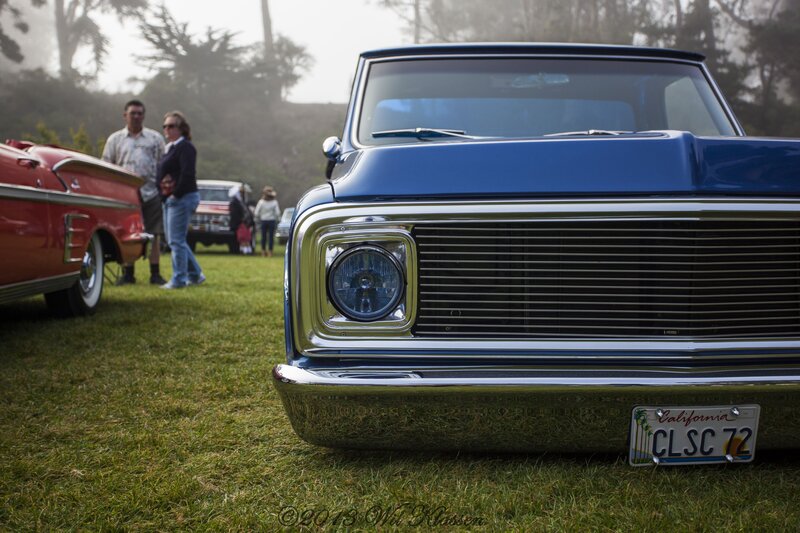 Blue Classic Truck — Serene, Morning