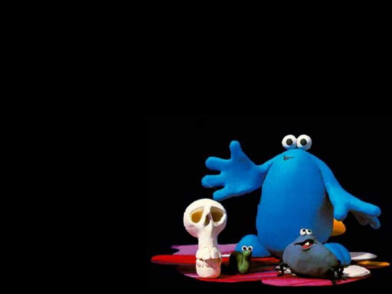 Blue Clay Monster