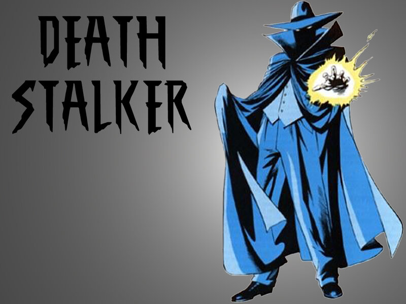 Blue-cloaked Figure