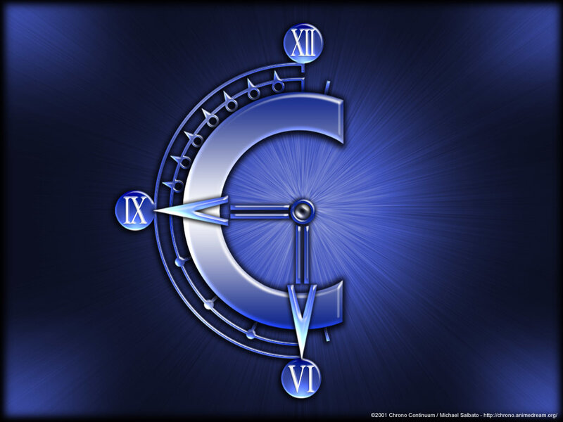 Blue clock with Roman numerals