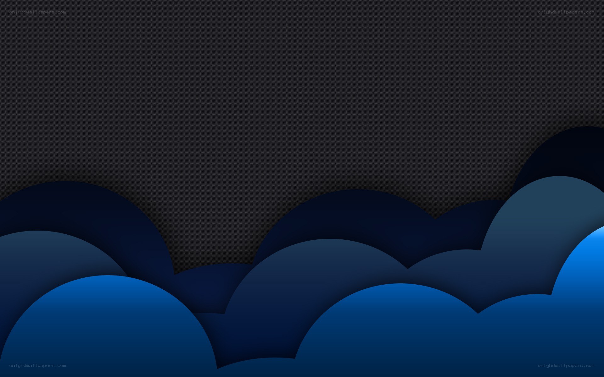 blue cloud abstract background