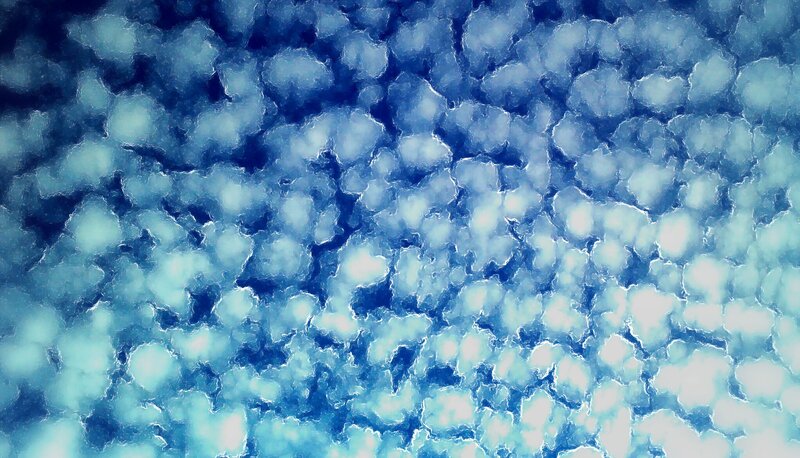 Blue Cloud Formations