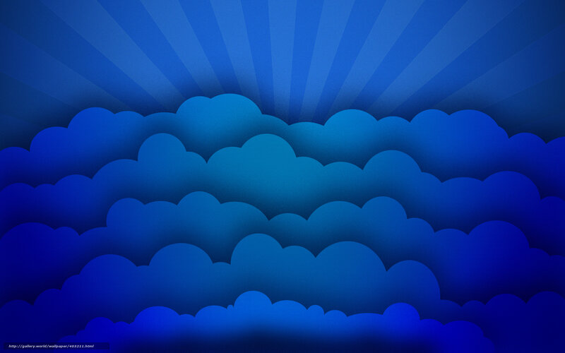 Blue Clouds in Sky — Calm