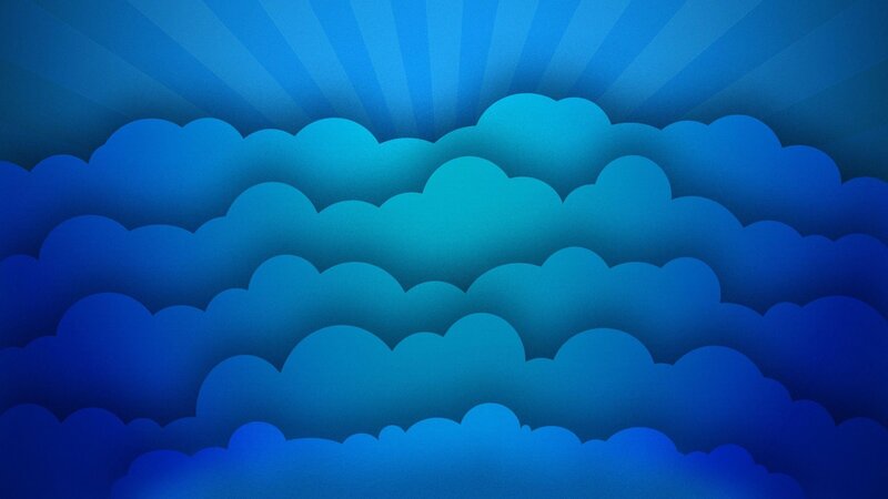 Blue Clouds in Sky — Serene