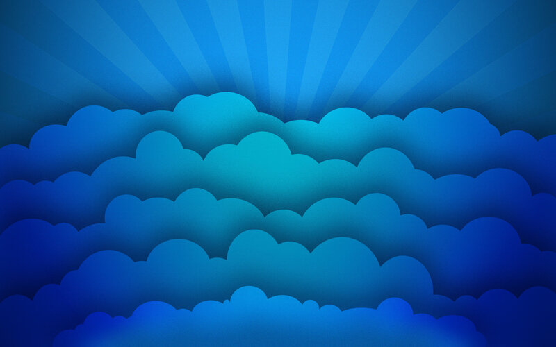 Blue Clouds in Sky