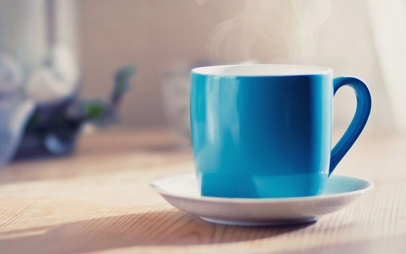 Blue Coffee Cup