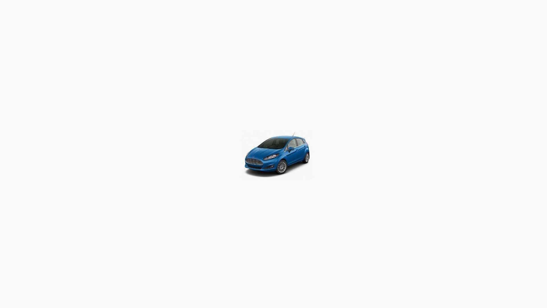 blue compact car