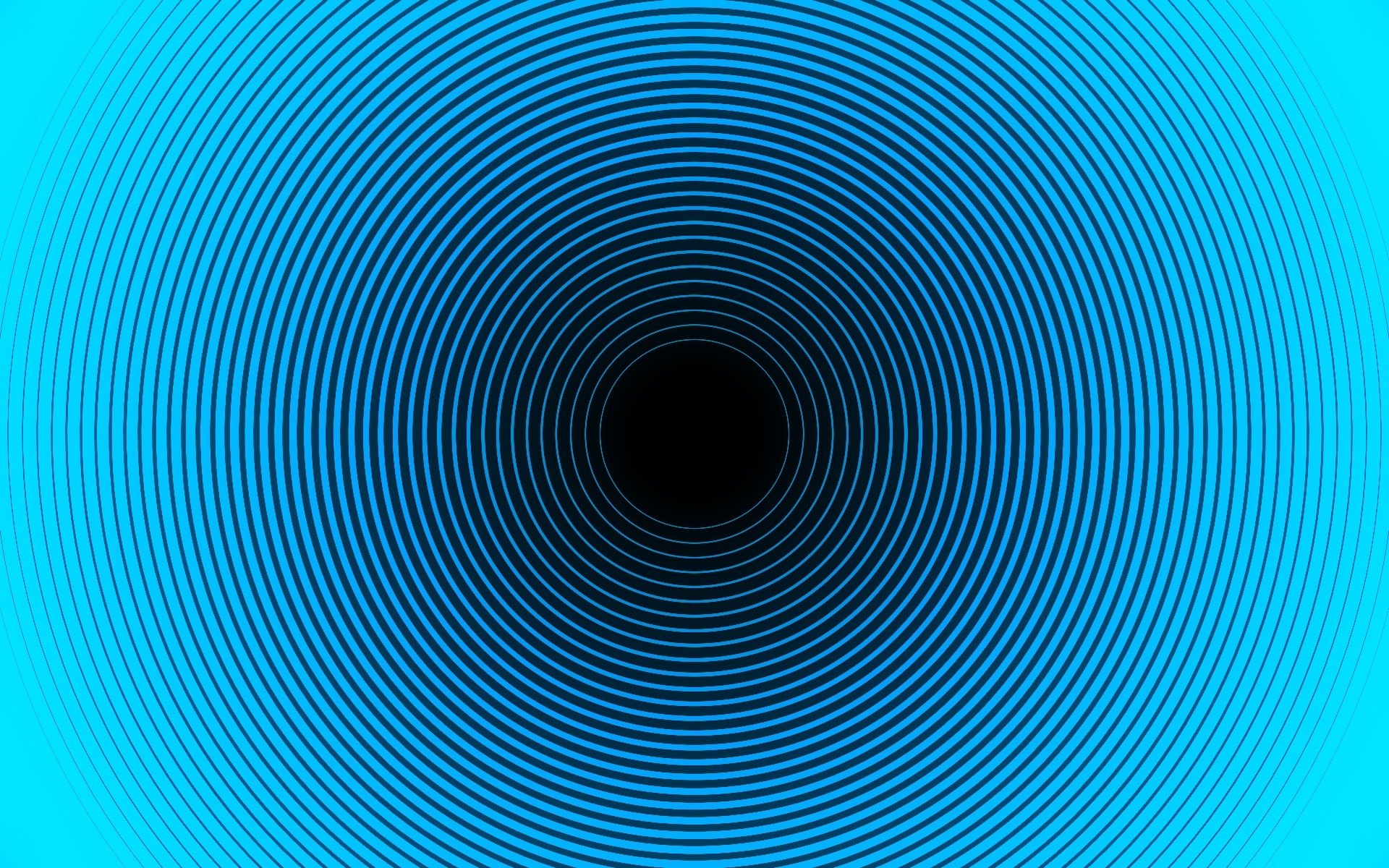 blue concentric circle pattern