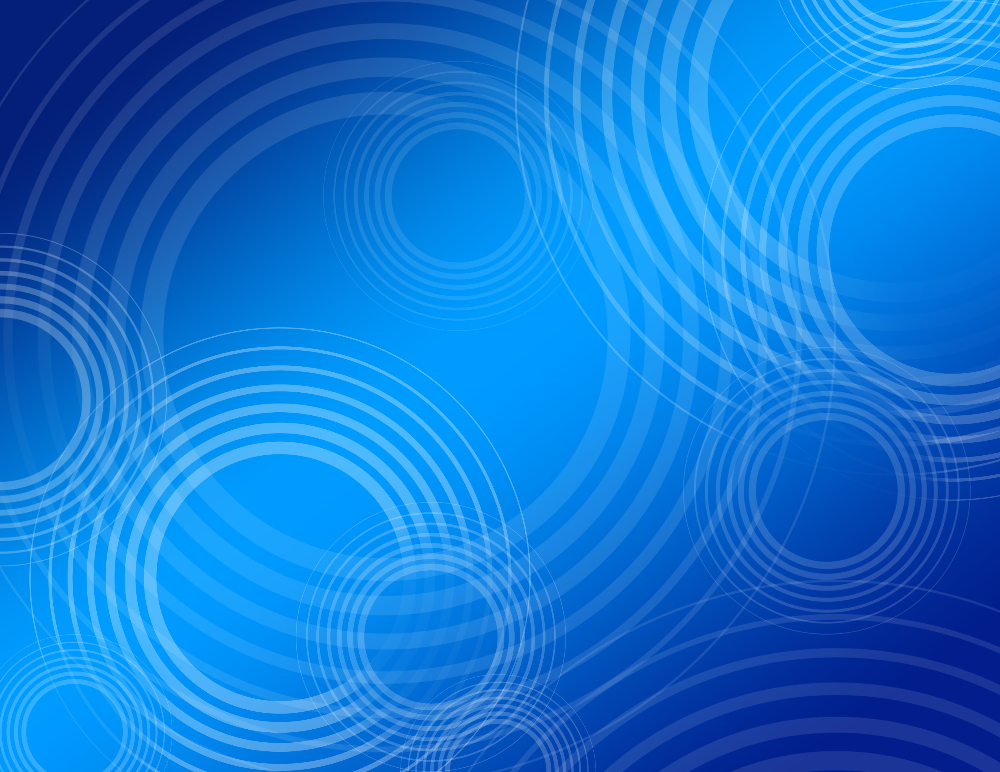 blue concentric circle pattern