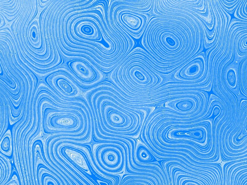Blue Concentric Swirls