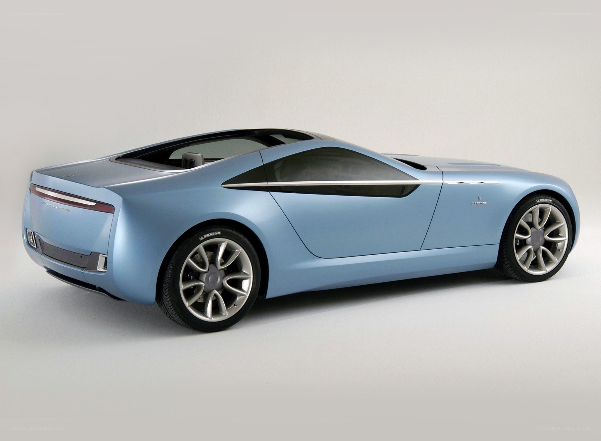 blue concept car