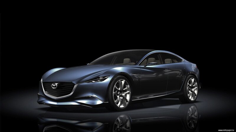 Blue Concept Car — 3d Render