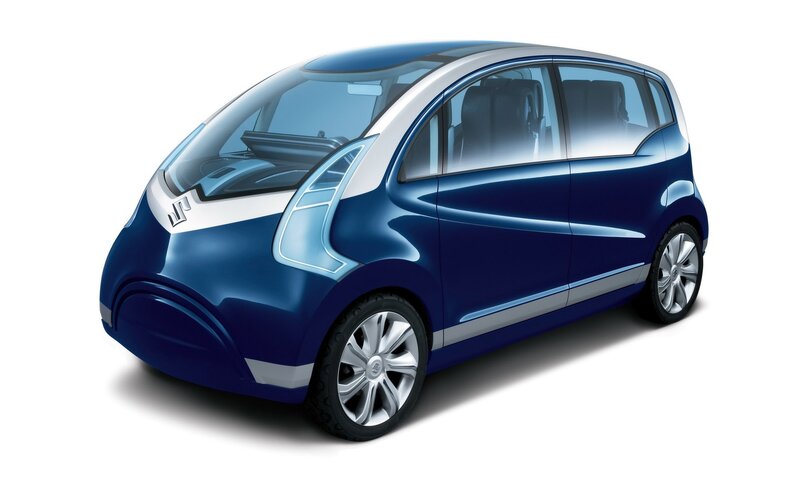 blue concept car