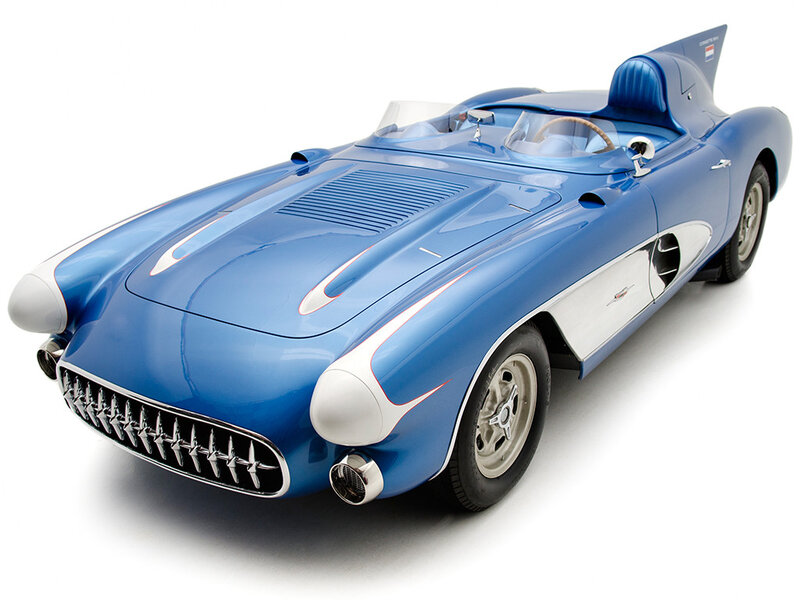 Blue Concept Car — Clean, Photograph, Grille