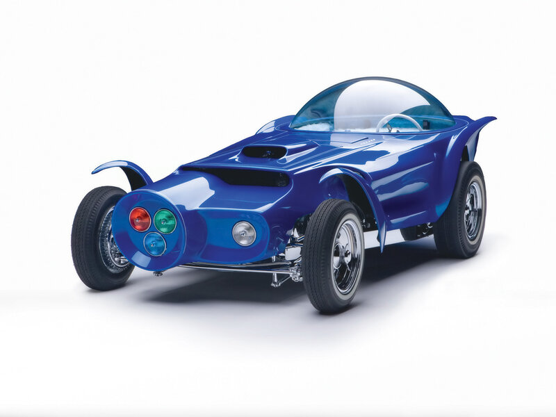 Blue Concept Car — Clean, Photograph