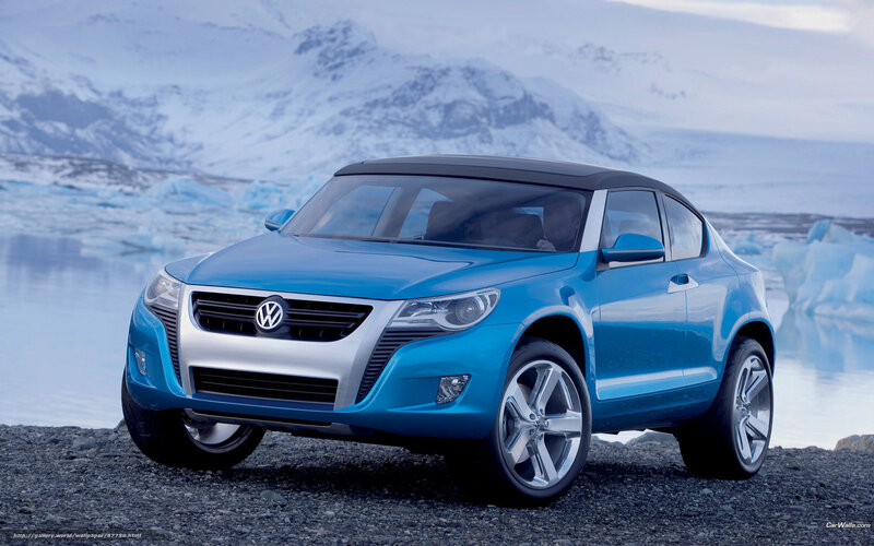 Blue Concept Car — Cold, Winter