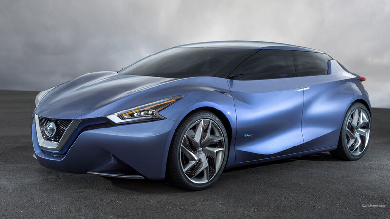 Blue Concept Car — Dramatic, 3d Render, Wheel, Headlight