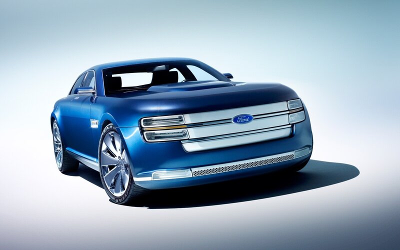 Blue Concept Car — Dramatic, Photograph, Grille, Wheel, Silver