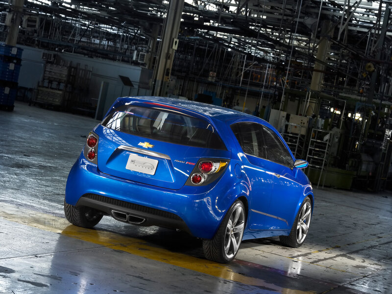Blue Concept Car — Industrial, Photograph, Factory