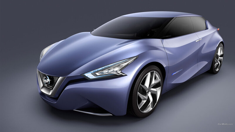 Blue Concept Car — Modern, 3d Render
