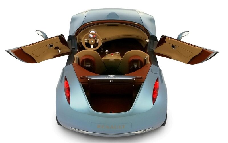 Blue Concept Car — Modern, Photograph