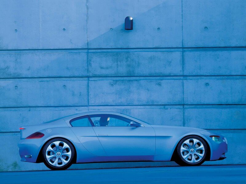 Blue Concept Car — Modern, Photograph, Wall