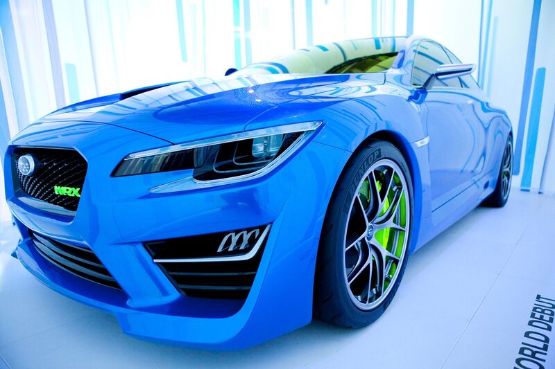 Blue Concept Car — Modern, Photograph, Wheel