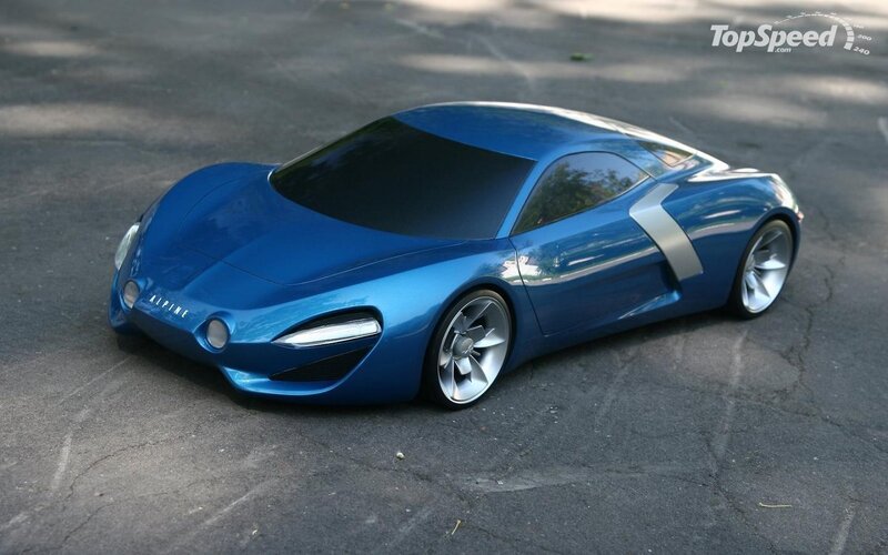 Blue Concept Car — Modern