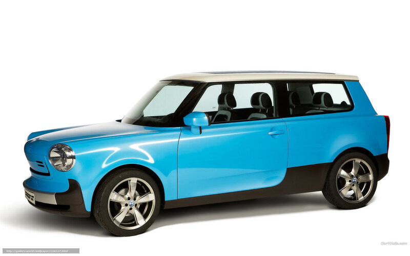 Blue Concept Car — Neutral, 3d Render