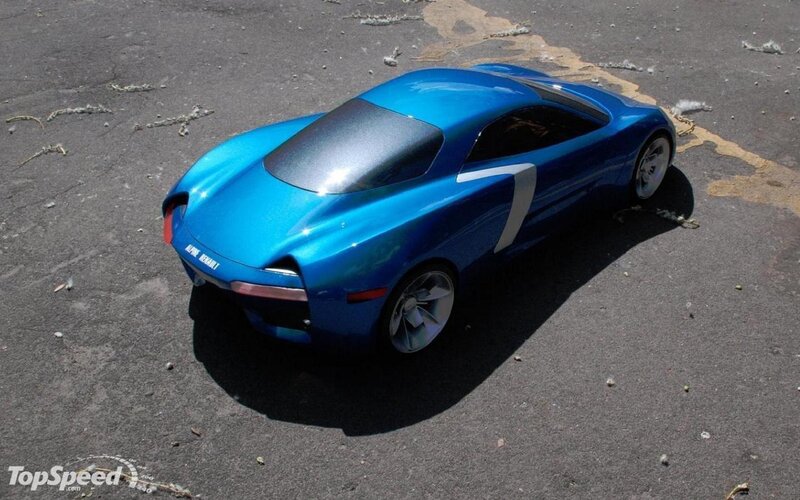 Blue Concept Car — Neutral, Afternoon