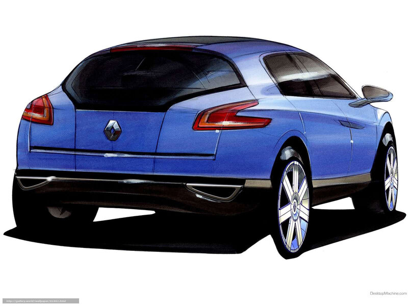 Blue Concept Car — Neutral, Illustration