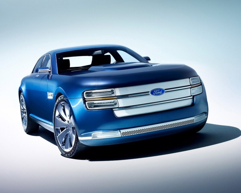 Blue Concept Car — Photograph