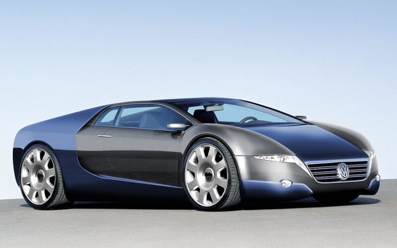 Blue Concept Car — Serene, 3d Render