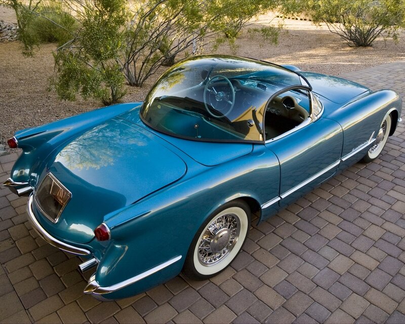 Blue Concept Car — Serene, Afternoon, Photograph