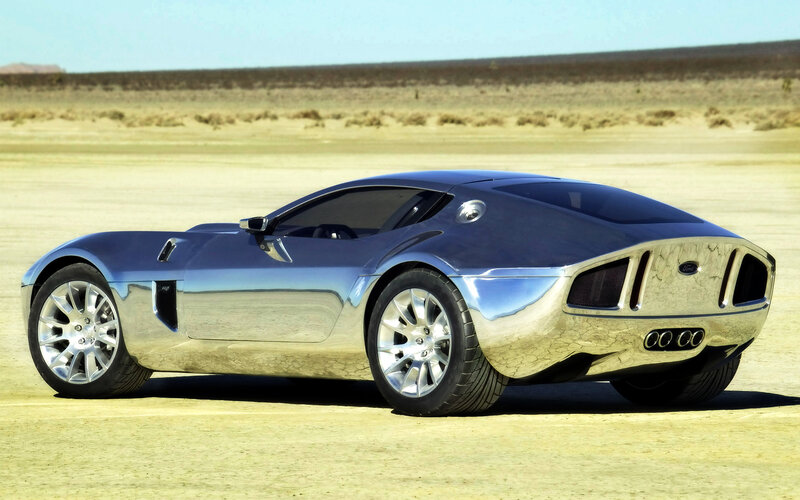 Blue Concept Car — Silver, Serene, Afternoon, 3d Render