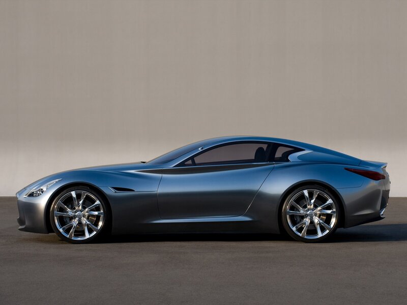 Blue Concept Car — Silver