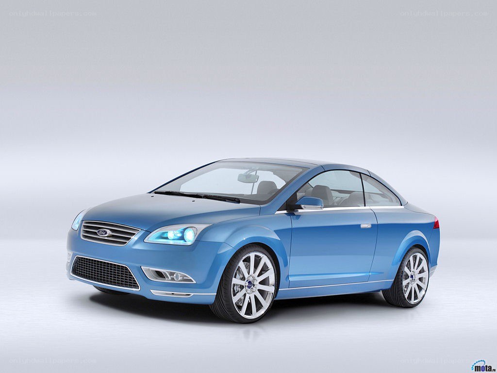 blue concept coupe car