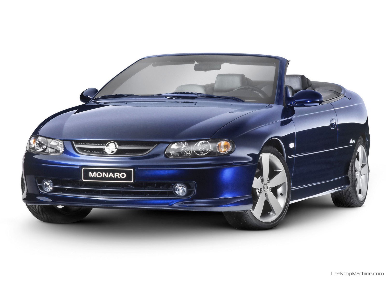 blue convertible car