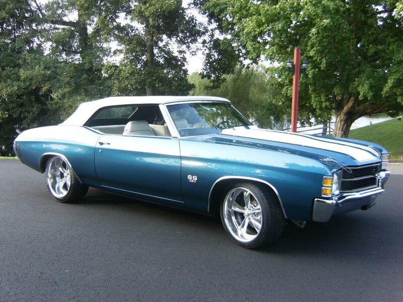 Blue Convertible Car — Calm
