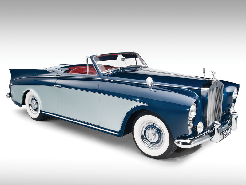 Blue Convertible Car — Classic