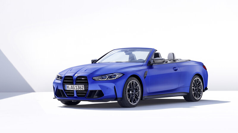 Blue Convertible Car — Clean, Modern
