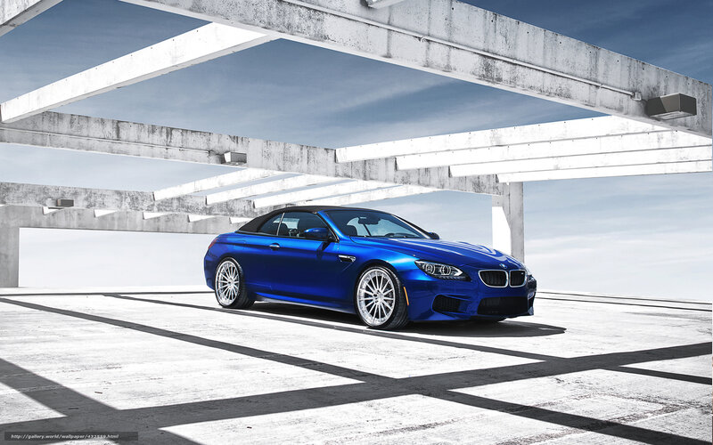 Blue Convertible Car — Dramatic, Afternoon, Photograph, Concrete Structure