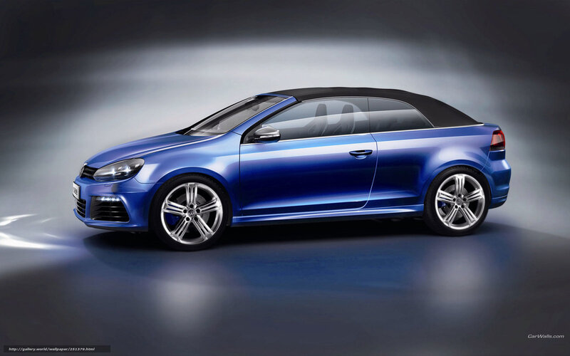 Blue Convertible Car — Dramatic, Photograph, Black Roof