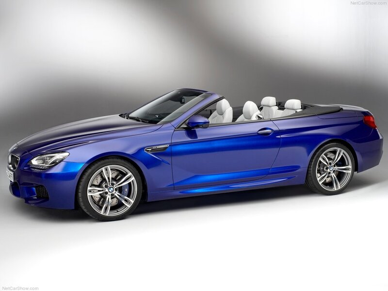 Blue Convertible Car — Dramatic, Photograph, White Seats