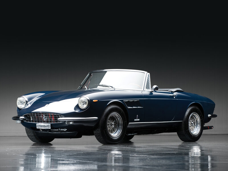Blue Convertible Car — Dramatic, Photograph, Windshield