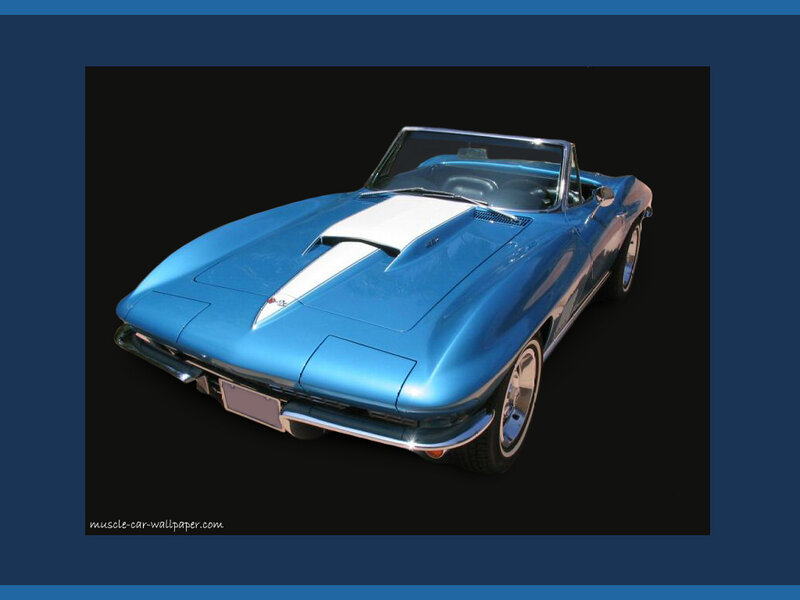 Blue Convertible Car — Dramatic, Photograph, Windshield, White Stripe